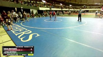 Rookie K-2 48 Champ. Round 1 - James Deyerle, Tabb Wrestling Club vs Dean Brothers, Williamsburg Wrestling Club