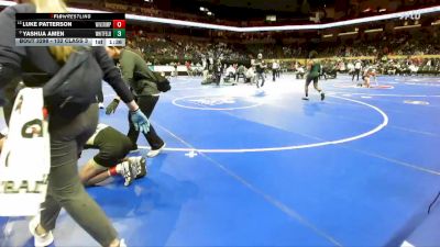 132 Class 3 lbs Semifinal - Yashua Amen, Whitfield vs Luke Patterson, Windsor (Imperial)