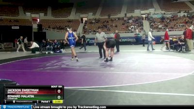 D1-190 lbs Quarterfinal - Jackson Sweetman, Brophy College Preparatory vs Edward Malatin, Chandler