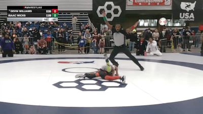 43 lbs Champ. Rd Of 16 - Devin Williams, Red Cobra Wrestling Academy vs Isaac Wicks, Englewood Live Wire Wrestling Club