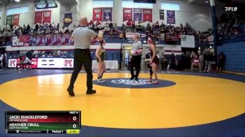 105 lbs Quarterfinal - Heather Crull, Northeastern vs Jacki Shackleford, FW North Side