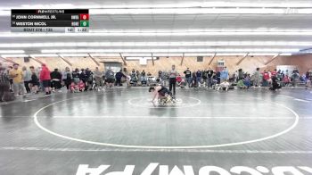 135 lbs Consi Of 8 #2 - John Cornwell Jr., Owego vs Weston Nicol, Honeoye Falls