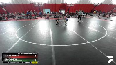 50-53 lbs Round 2 - Diego Garcia, North Boone Wrestling Club vs Jaxten Phares, Wisconsin