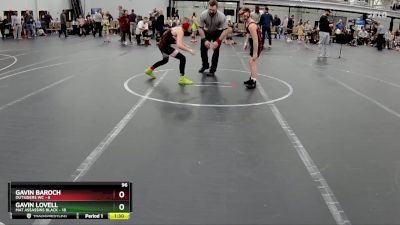 96 lbs Semis (4 Team) - Gavin Baroch, Outsiders WC vs Gavin Lovell, Mat Assassins Black