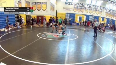 120 lbs Quarterfinal - Jalal Naghib, St John Neumann vs Elijah Hattaway, Camden County Outsiders