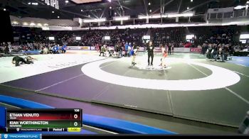 106 lbs Cons. Round 3 - Ethan Venuto, Yelm vs Kiah Worthington, Newberg