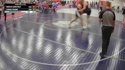 285 lbs Quarterfinal - Brock Sahlfeld, Glencoe vs Lukas Quade, Bend