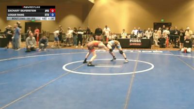 88 lbs Cons. Sub-semis - Zachary Silverstein, Apex vs Logan Rang, Steller Trained