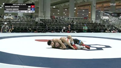 65 lbs Cons. Round 4 - Josiah Gallegos, Brighton Wrestling Club vs Mason Gibson, SKWC