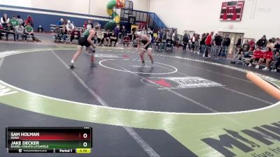 160 lbs Cons. Round 2 - Sam Holman, Edina vs Jake Decker, Dassel-Cokato-Litchfield