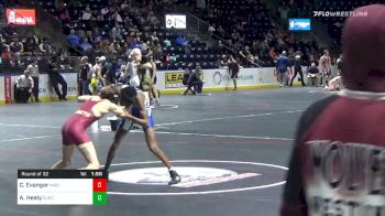 106 lbs Prelims - Caleb Evanger, White River vs Abel Healy, Curtis