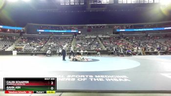 113 lbs 3rd Place Match - Caleb Schaefer, Evansville Mater Dei vs Gavin Ash, Monrovia