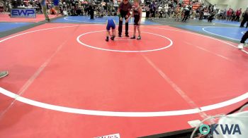 52 lbs Consolation - Vincent Butcher, Tulsa Blue T Panthers vs Finn Morse, Sallisaw Takedown Club