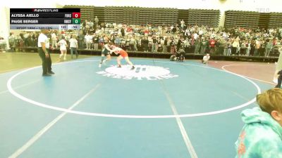 140 lbs Consi Of 8 #1 - Alyssa Aiello, Force Wrestling Club vs Paige Berger, Ramsey