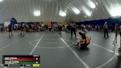 110 lbs Round 3 (8 Team) - Tayler Duffee, Neighborhood vs Jake Cekada, Rogue WC