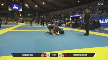 Saoirse O'Neill vs Taisiia Svintsitska 2026 IBJJF European NoGi