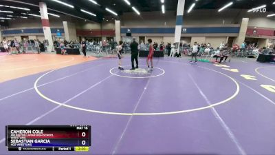 100 lbs Quarterfinal - Cameron Cole, Arlington Lamar High School Wrestling vs Sebastian Garcia, 4oz Wrestling