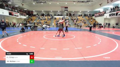 165 lbs Final - Logan Crisp, Guerrilla Wrestling Academy vs Will McNair, Compound Wrestling