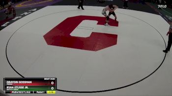 Quarterfinal - Ryan Stusse Jr., Battle Creek vs Draydin Gossman, Pierce
