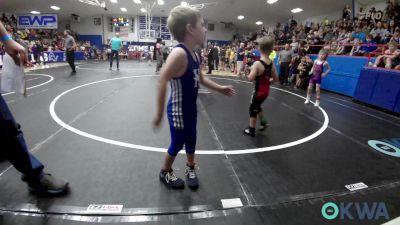 46 lbs Round Of 16 - Stetson Manuel, Newkirk Takedown Club vs August Harding, Morrison Takedown Club