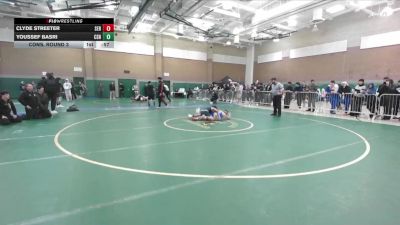 132 lbs Cons. Round 3 - Clyde Streeter, Serrano vs Youssef Basri, Carson