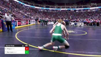 160 lbs Quarterfinal - Devon Magro, Bishop McCort vs Tyler Morrison, West Perry