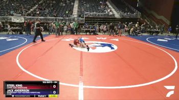 84 lbs Champ. Round 1 - Steel King, Camel Kids Wrestling vs Jace Anderson, Moorcroft Mat Masters Wrestling Club