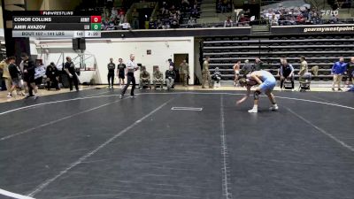 141 lbs Consi Of 8 #2 - Conor Collins, Army vs Amir Avazov, Long Island University