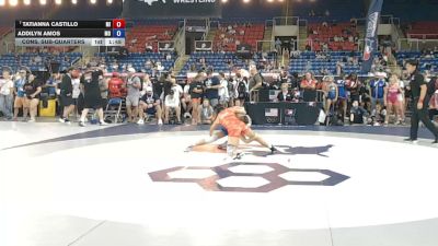 105 lbs Cons. Sub-quarters - Tatianna Castillo, Michigan vs Addilyn Amos, Missouri