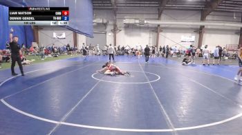 100 lbs Final - Liam Matson, Curby Grizzly Bears - HS vs Dennis Gendel, Triumph Maize - HS