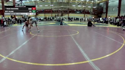 113 lbs Champ. Round 2 - Trae Ducking, Brownsburg vs Jett Kline, Stillwater