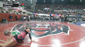 G - 130 lbs Cons. Semi - Charlee Lund, Belgrade (Girls) vs Kylie Shine, Glacier (Kalispell) (Girls)