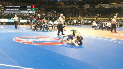 106 Class 4 lbs Quarterfinal - Max Lindquist, Timberland vs Kemper Thomas, Liberty