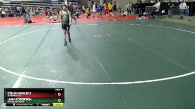 120 lbs Cons. Round 2 - Ethan English, Stewartville vs Liam Roberson, Rochester Mayo