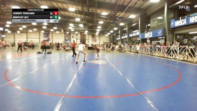 138 lbs Consolation - Joseph Toscano, CA vs Bentley Sly, NC