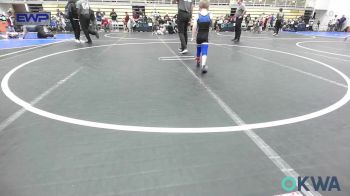 46 lbs Round Of 16 - Logan Snyder, Hennessey Takedown Club vs Wyatt Noel, Cowboy Wrestling Club