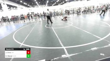 190 lbs Round Of 16 - Jacob Cruz, Live Training Systems vs Kelan Stever, Team Reign