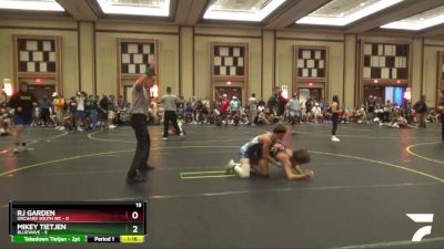 130 lbs Round 2 (6 Team) - Mikey Tietjen, BlueWave vs RJ Garden, Orchard South WC