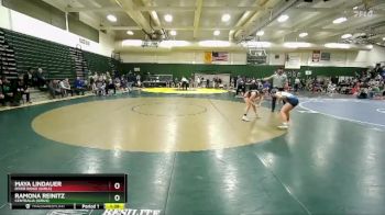 110 lbs Quarterfinal - Maya Lindauer, River Ridge (Girls) vs Ramona Reinitz, Centralia (Girls)
