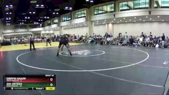 152 lbs Round 7 (10 Team) - Griffin Knapp, West Forsyth vs Gio Ortega, Brownsburg