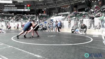 Consi Of 8 #2 - Jack Peterson, Tahlequah Wrestling Club vs UNYSIYAH NELSON, KIPP TULSA