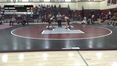 215 lbs Round 1 (3 Team) - Ricky Jackson, Vinton-Shellsburg vs Kael Riniker, Mount Vernon