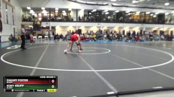 197 lbs Cons. Round 3 - Zakary Foster, Olivet vs Kody Krupp, Olivet