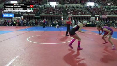 109 lbs Cons. Semi - Cadence Crookston, Sun River Valley Club vs Isabella Mikesell, Berserker Wrestling Club