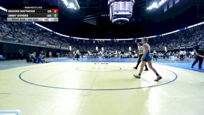 124 lbs Round Of 32 - Brooks Matthews, Spring Cove vs Jimmy Stivers, Laurel