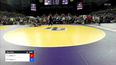 120 lbs Cons 16 #2 - Isaiah Jones, OK vs Nikos Filipos, PA