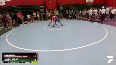 142 lbs Round 1 (6 Team) - David Mora, Panhandle Regional Training Center vs Jaxson Kruse, BB Wrestling