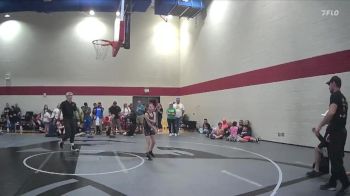 80 lbs Round 2 - Isabella Bowers, Carolina Reapers vs Cannon McGinnes, Cobra Wrestling Club