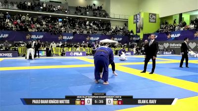 Islam K. Isaev vs Paulo Baiar Ignácio Mattos 2026 European Jiu-Jitsu IBJJF Championship