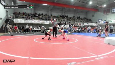67 lbs Semifinal - Lincoln Sanders, Sallisaw Takedown Club vs Tanner Thacker, Van Buren Matdawgs